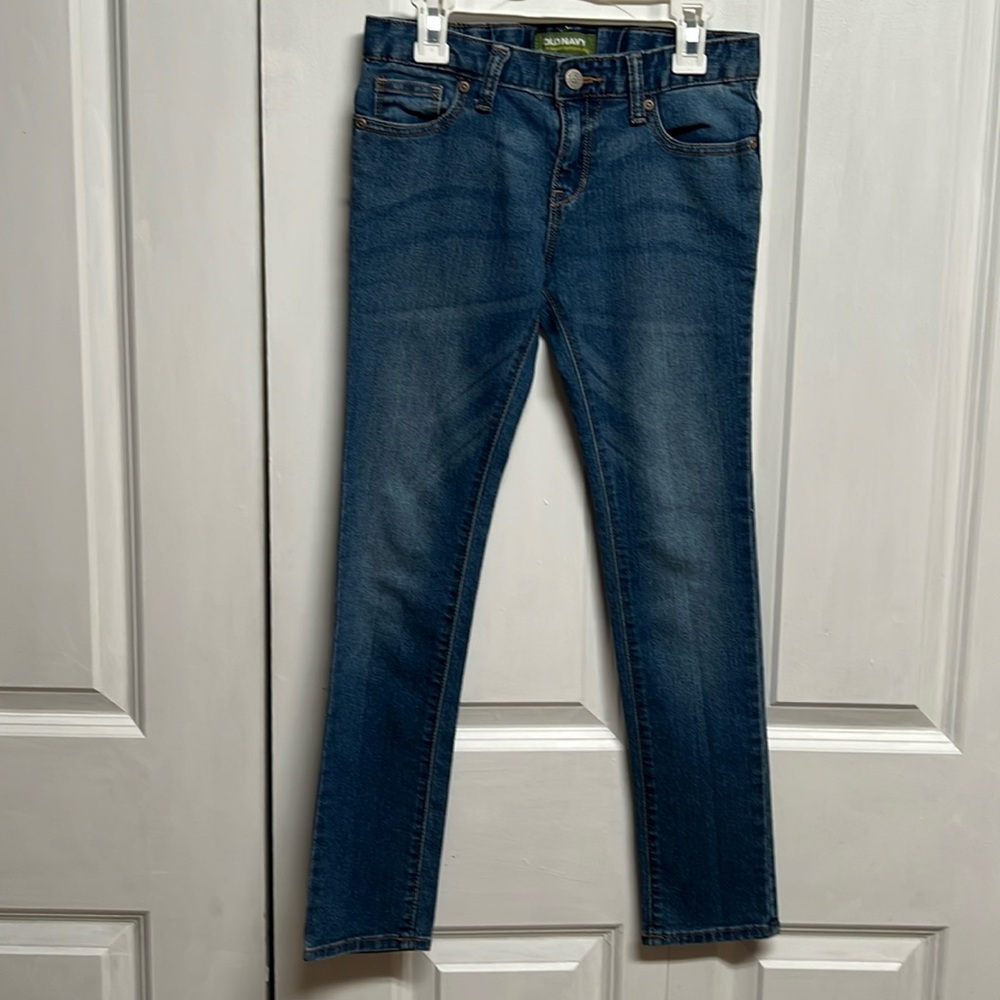Old Navy Blue Denim 5 Pocket Skinny Childs Jeans Size 8